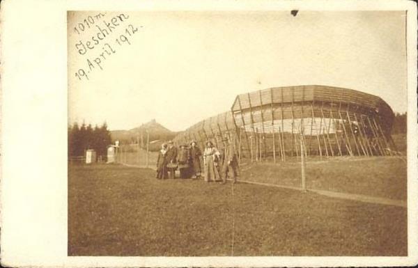Horní Hanychov v roce 1912 (zdroj Historické fotografie)