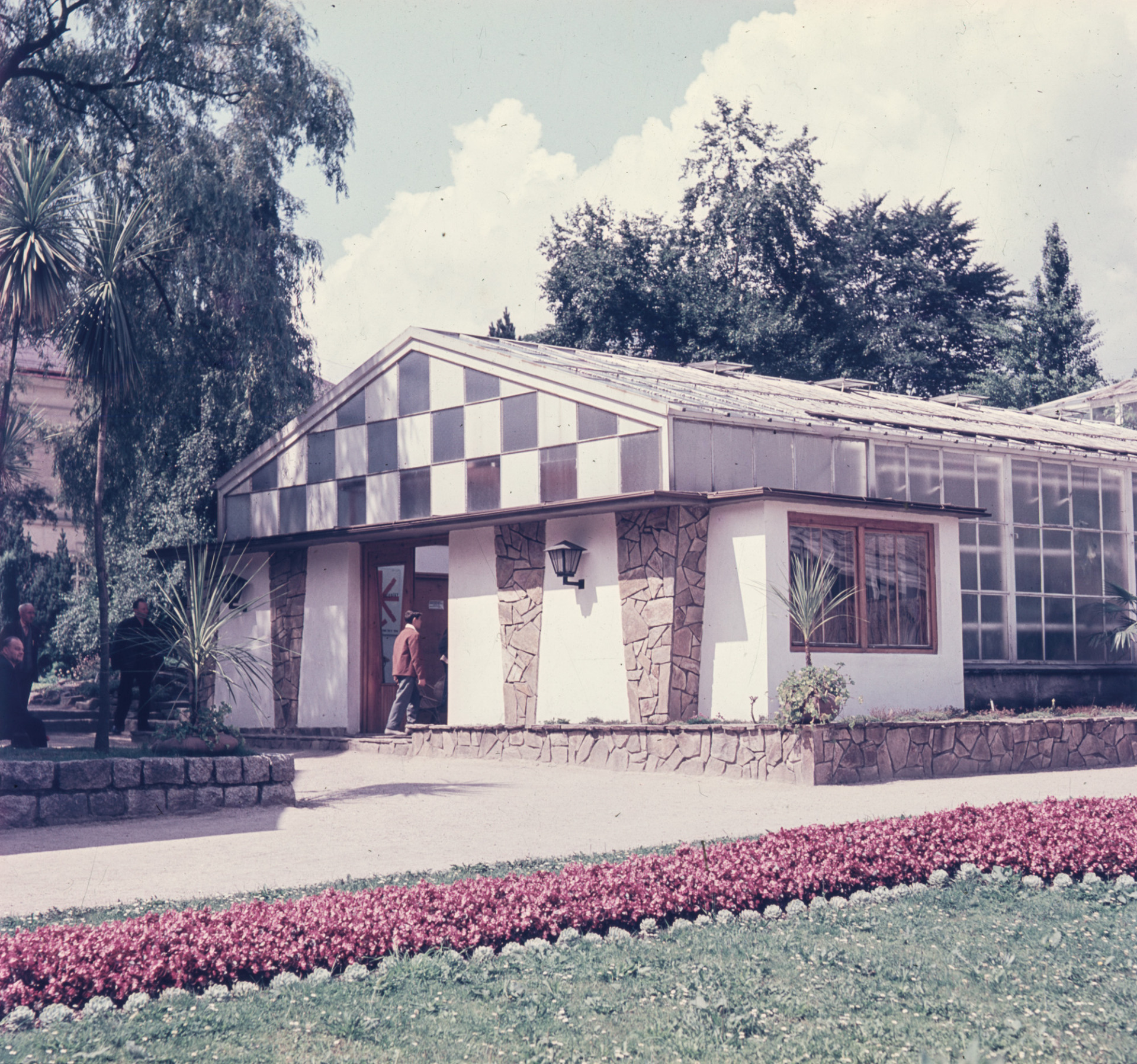 Botanická zahrada v roce 1965, foto Jan Kabíček (archiv Severočeského muzea Liberec)