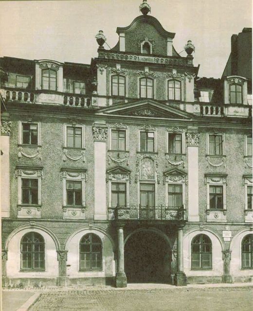 Měšťanský dům /Střední průmyslové školy stavební /Liberec 80.léta foto archiv Prokop Paul