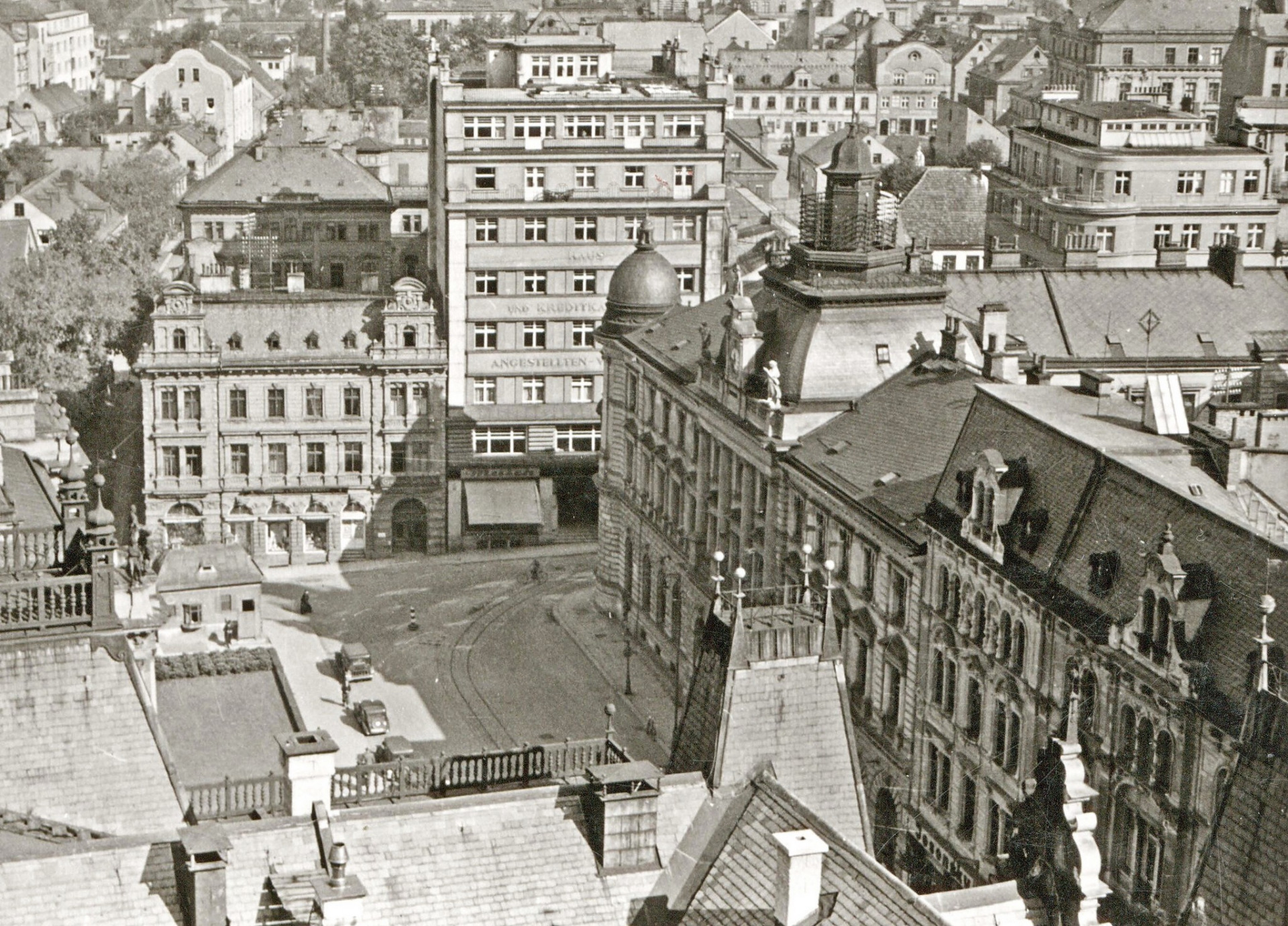Liberec-pošta 30. léta. (archiv J.Peterka)