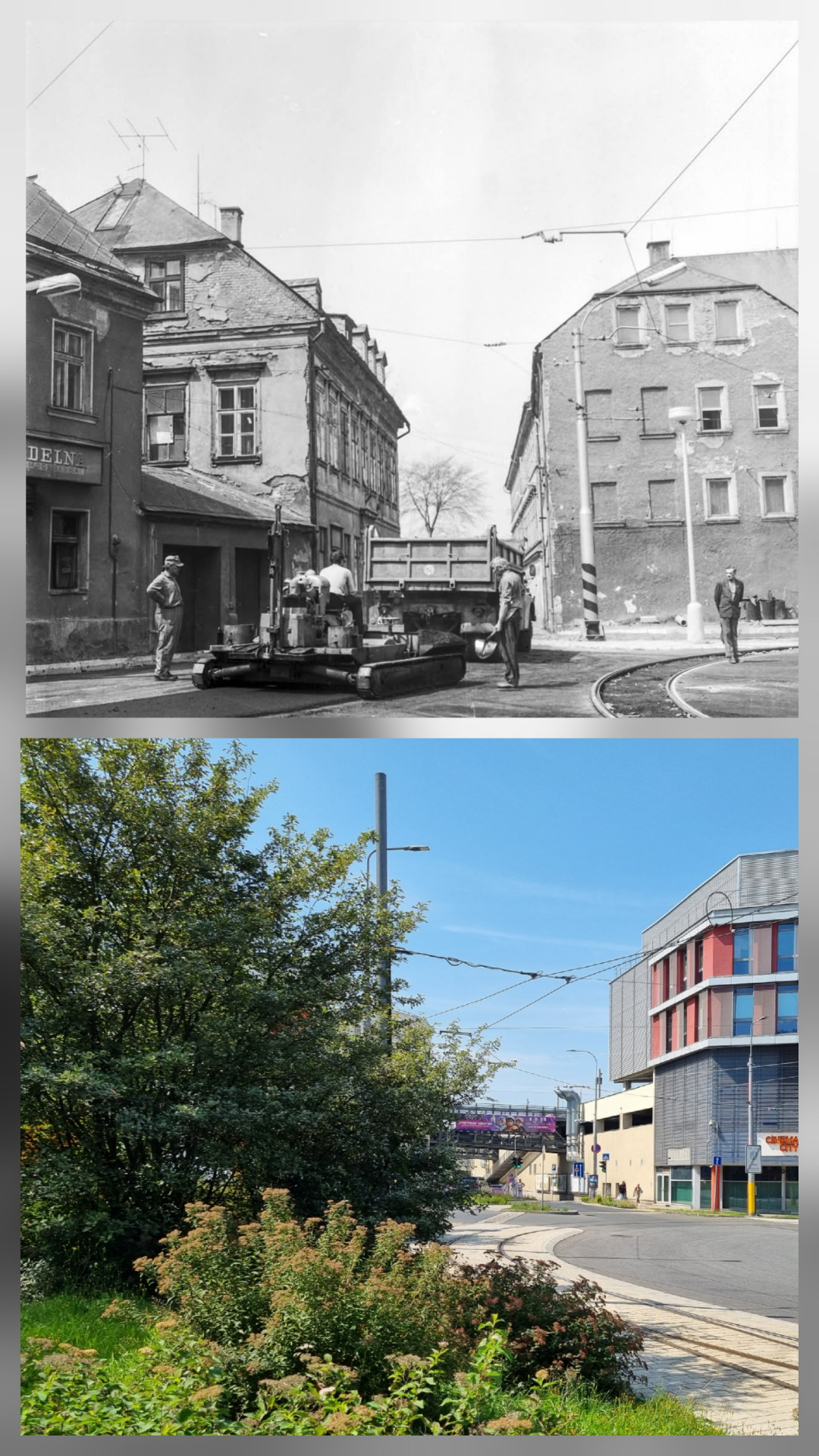 Blažkova ulice 1977 a 15.8.2025