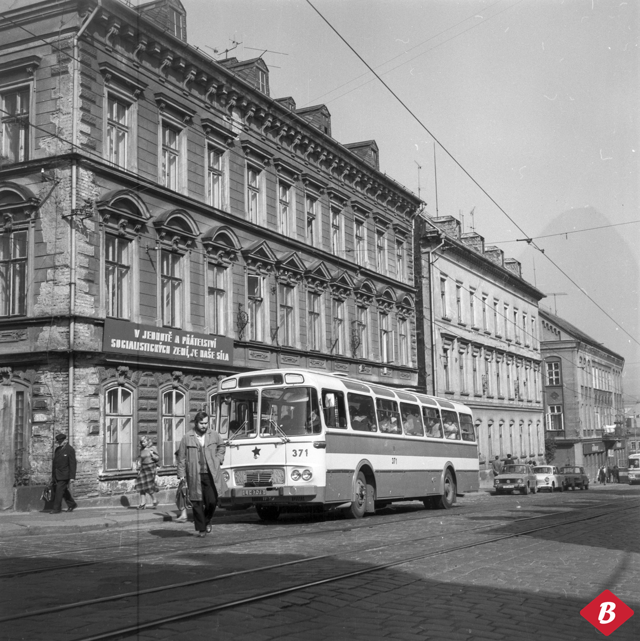 Třída 1.máje v roce 1980 (fotil Erwin Cettineo)