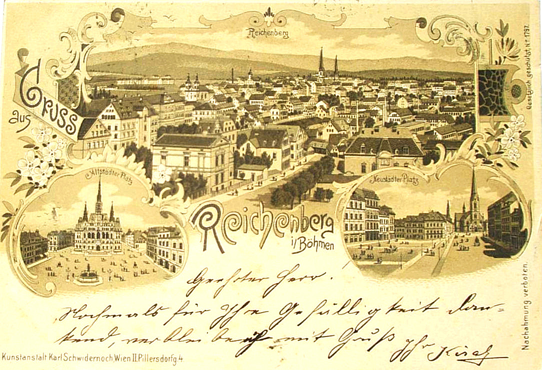 1898 - ulice s lidmi, dnes Puchmajerova ulice (archiv M.Gergelčík)