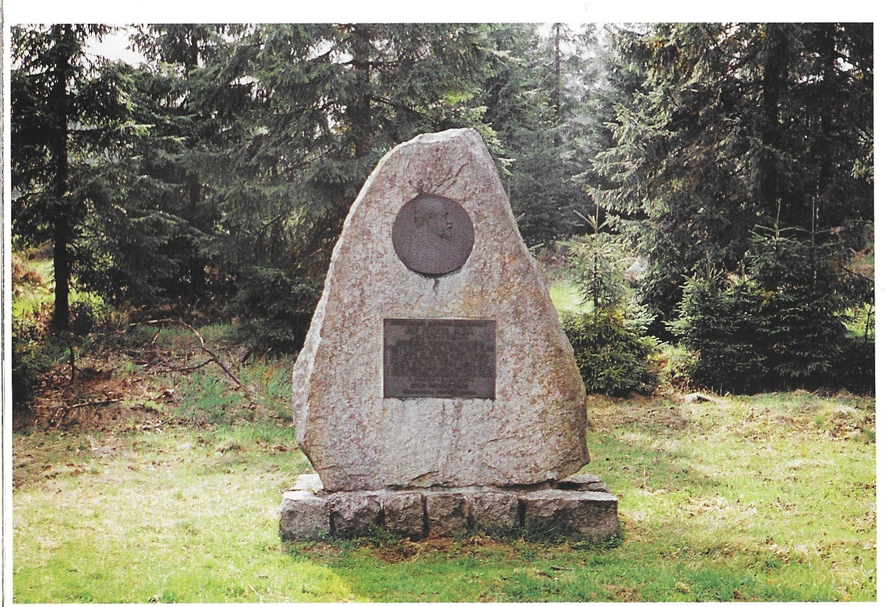 Původní pomník kancléře Šámala v květnu 1960