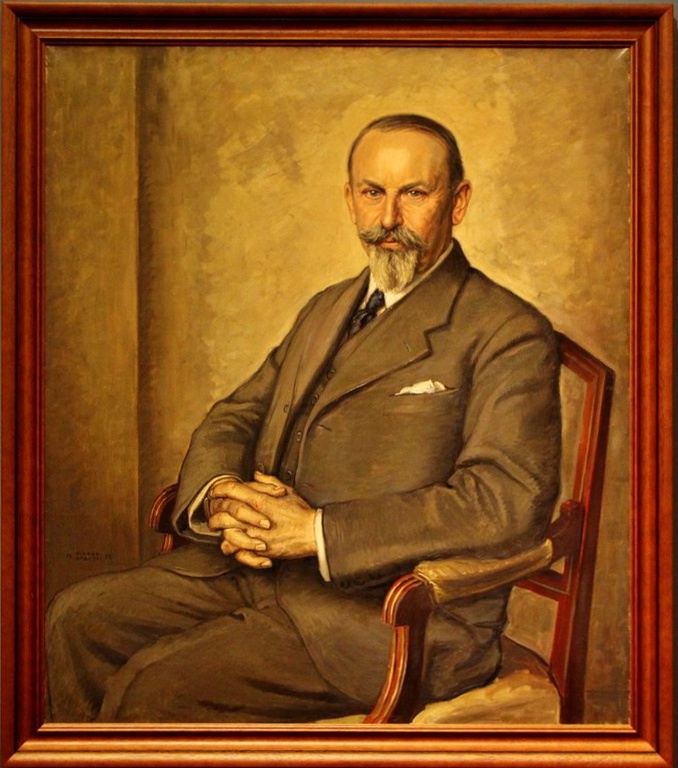 Přemysl Šámal na obraze Viktora Strettiho z roku 1937