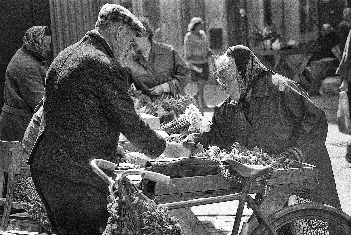 Kostelní ulička v roce 1977