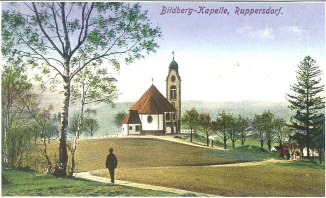 Idylka z dob krátce po postavení kostelíka.  Autor: Repro: archiv Ruprechtice/Ruppersdorf