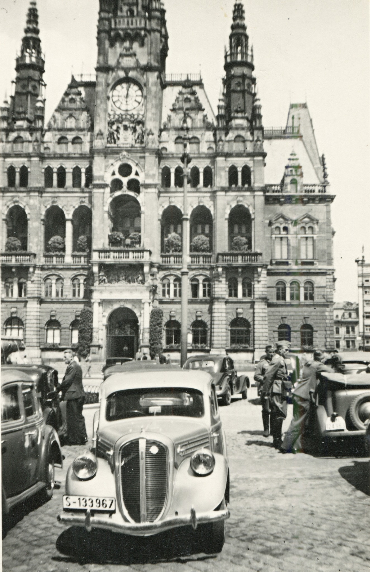 Liberec, (Reichenberg) pohlednice neprošla poštou- odhad kolem roku 1940. (archiv J.Peterka)