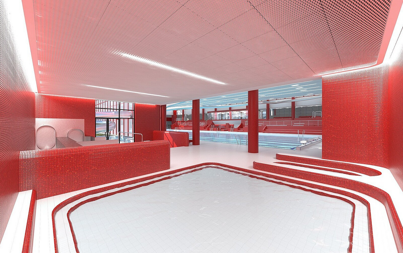 Přestavba má libereckému bazénu vrátit původní podobu.  Autor: Město Liberec