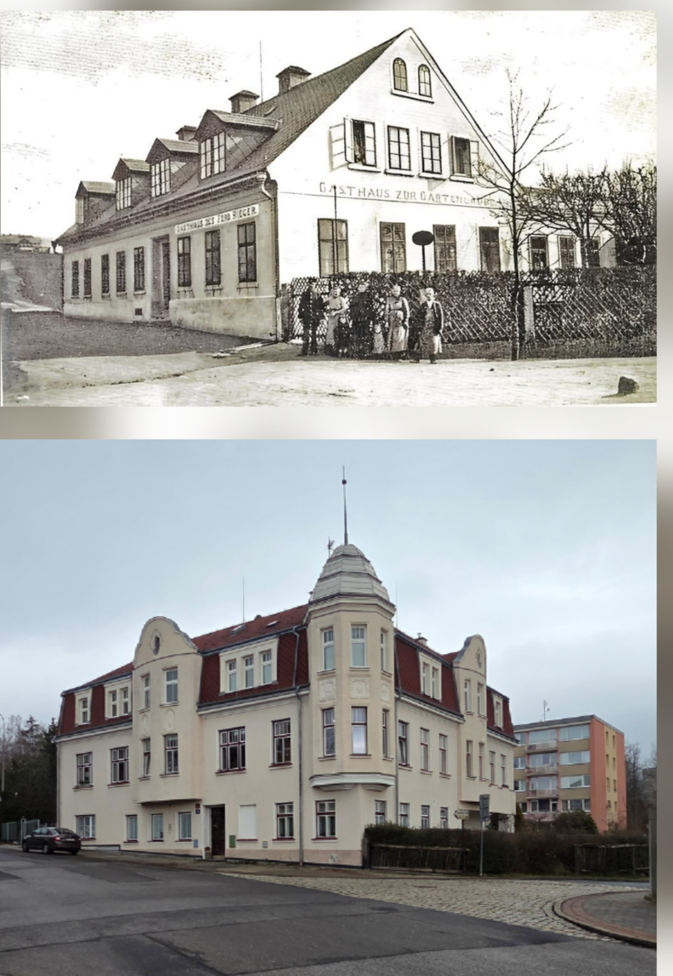 Horská čp.201/10 před rokem 1914 a 7.12.2025