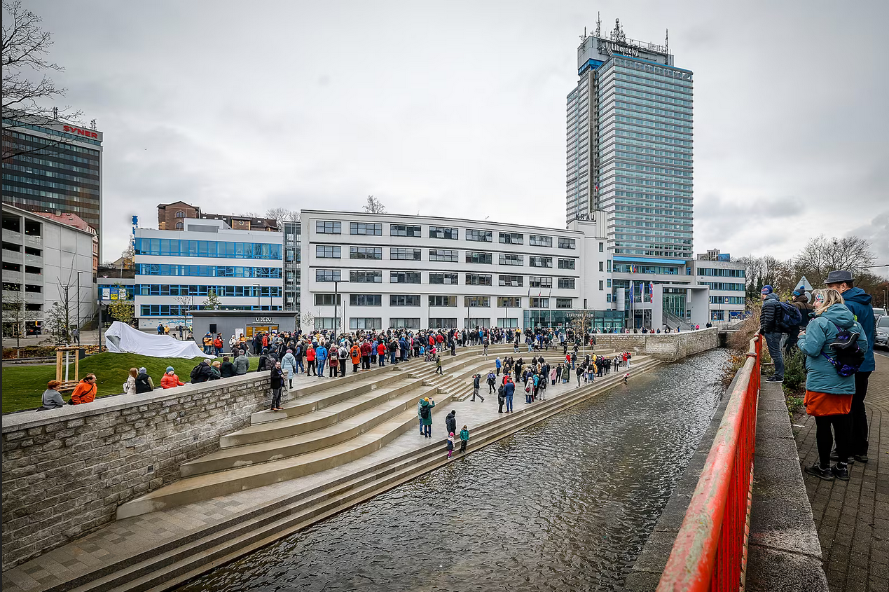 V Liberci vznikla nová náplavka (17. listopadu 2025) Autor: Ota Bartovský, MAFRA