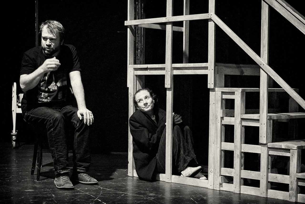 ze zkoušky hry Burian (foto Lukáš Trojan)