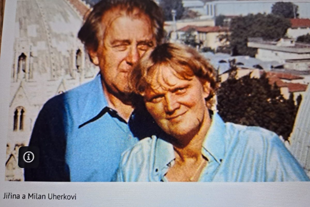 Milan a Jiřina Uherkovi - reprodukce z publikace Dětského pěveckého sboru Severáček|foto:Jana Švecová, Dětský pěvecký sbor Severáček