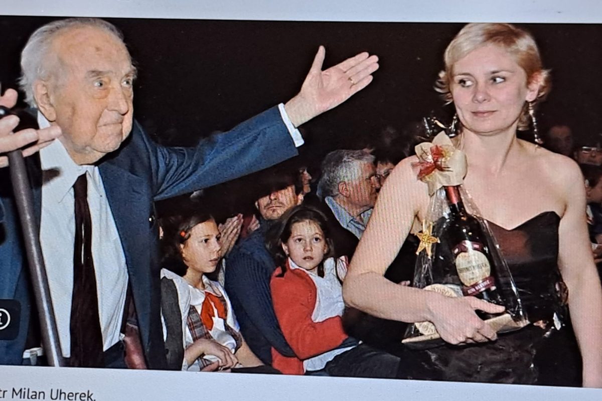 Milan Uherek a Silvie Pálková-Langrová - reprodukce z publikace Dětského pěveckého sboru Severáček|foto:Jana Švecová, Dětský pěvecký sbor Severáček