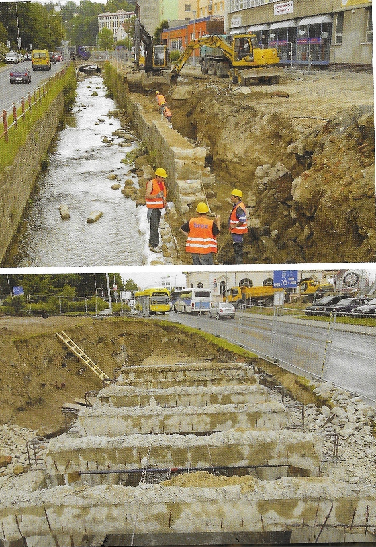Rekonstrukce regulace ulice na Bídě a stropiu stoky Harcovského potoka