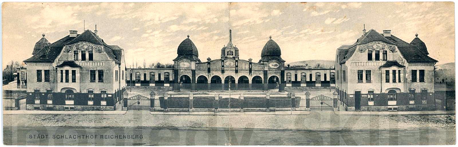 Liberecká jatka r.1911 (archiv M.Gergelčík)