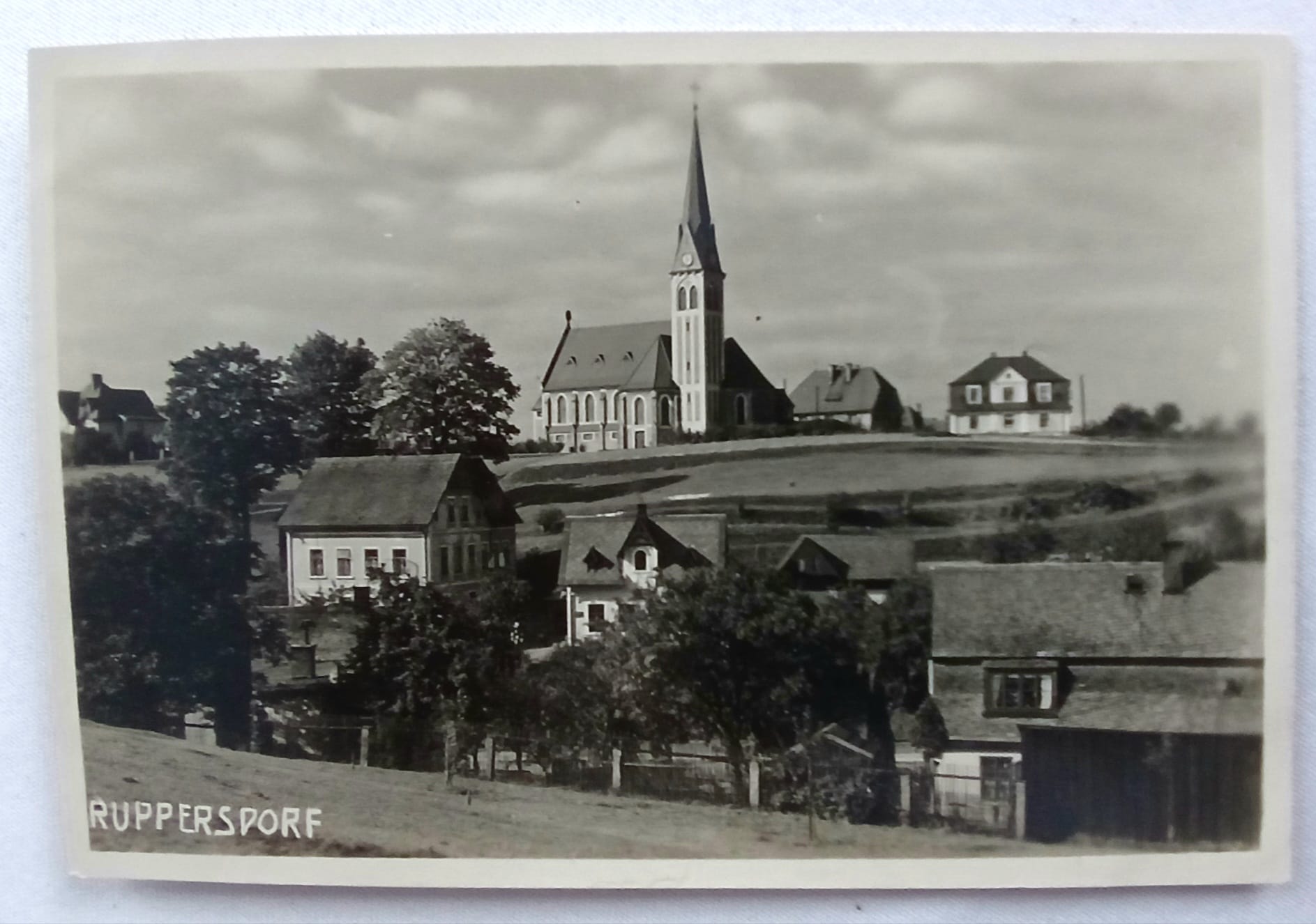 Ruprechtice na dobové pohlednici. (archiv V.Honzejk)