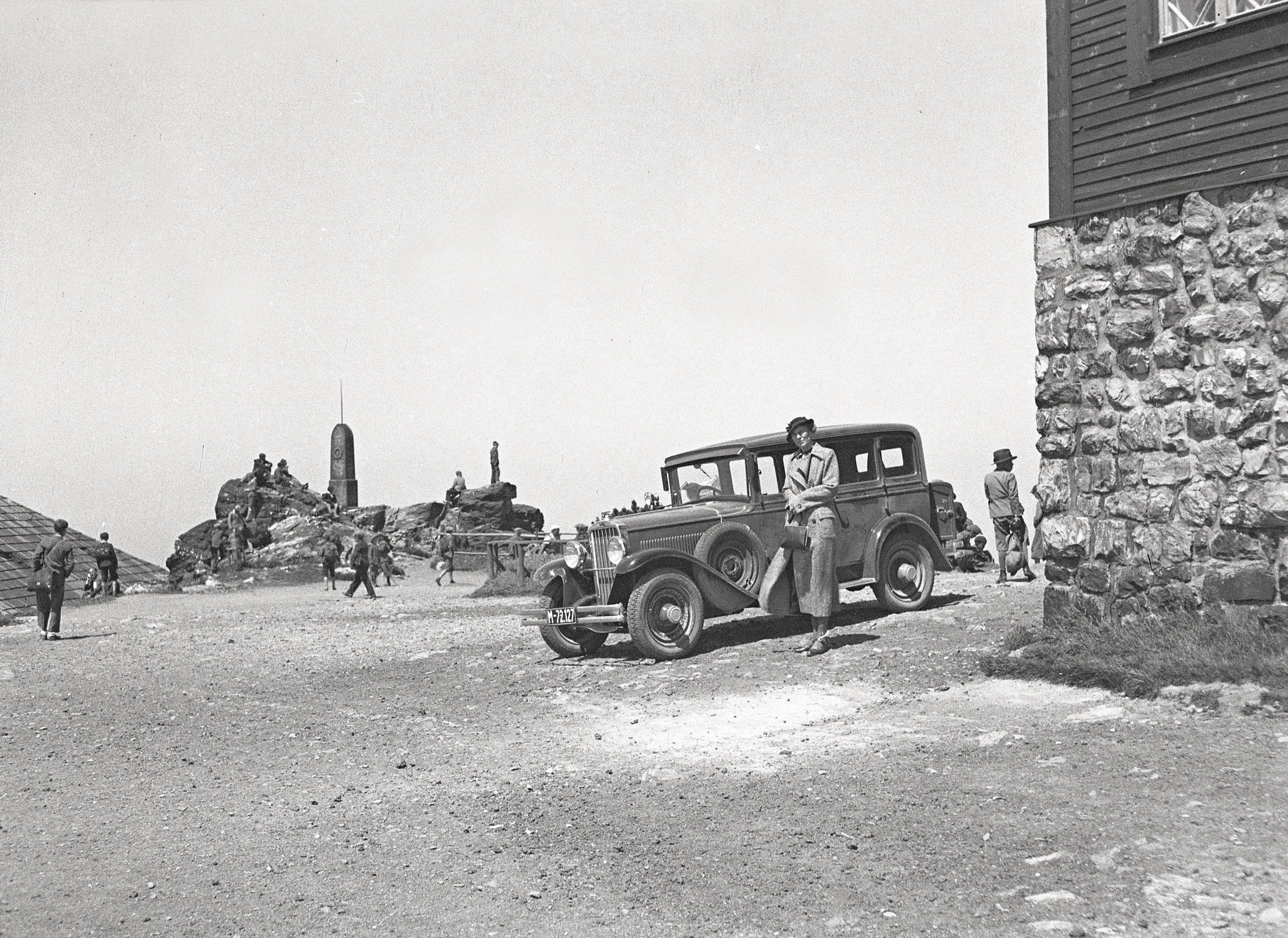 Ještěd 1935 (archiv J.Peterka)