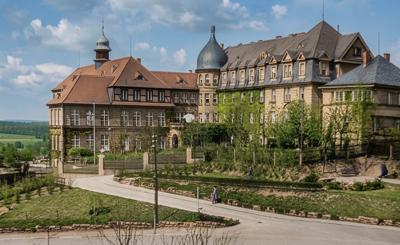 Jedličkův Ústav. Pravděpodobně 20. léta. (koloroval David Suchý)