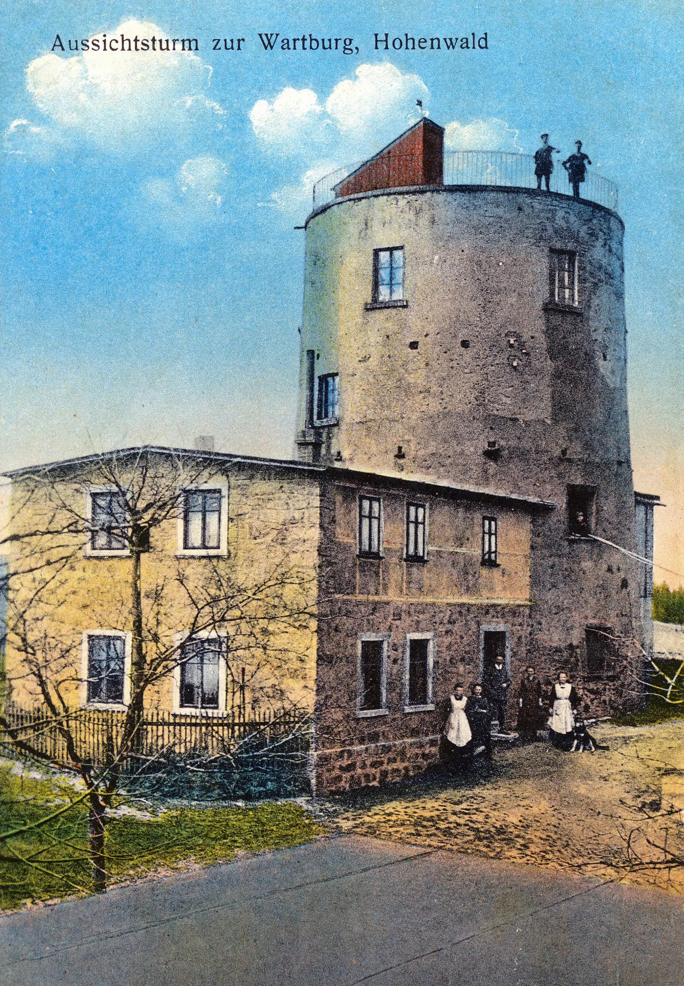 Vysoký - hostinec U Věže-Wartburg (archiv Jany Zahurancové)
