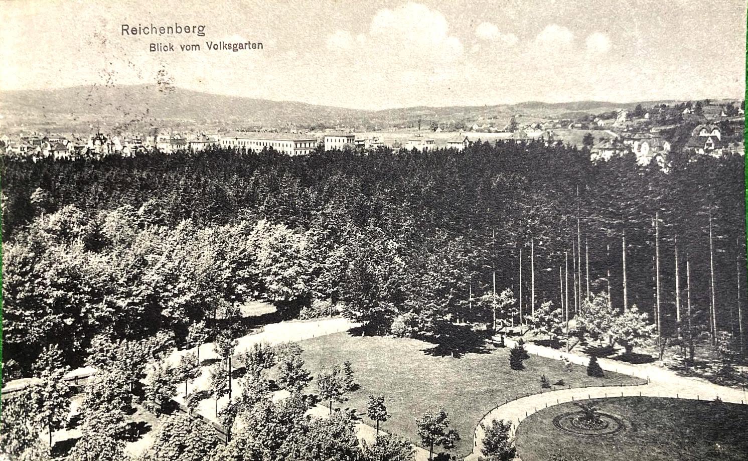 pohled od Lidových sadů (archiv M.Gergelčík)