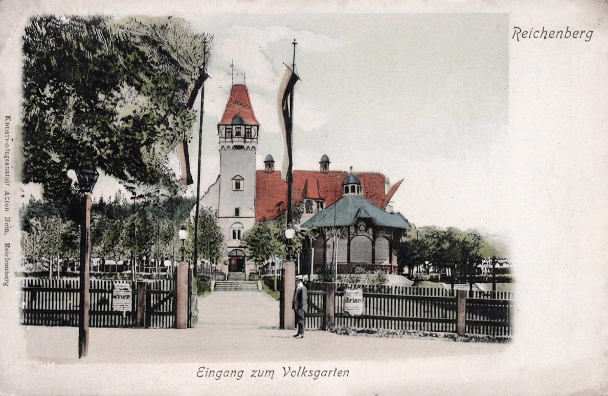 Lidové sady, 1909