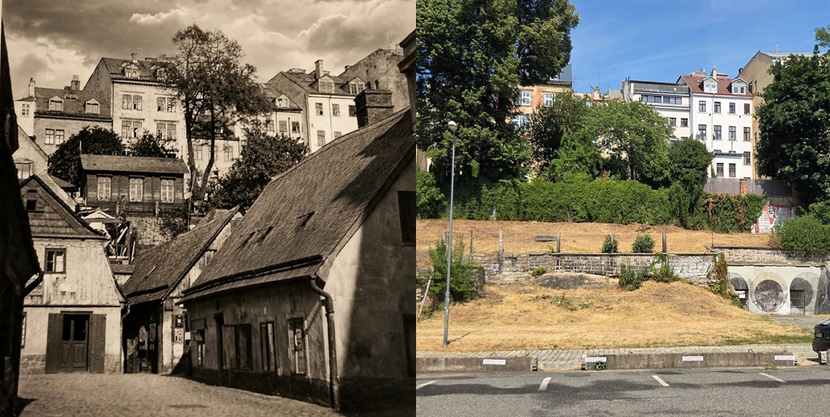 U Stoky kolem roku 1930 a 16.8.2026