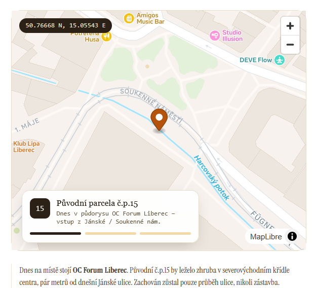 mapa je pouze ilustrační
