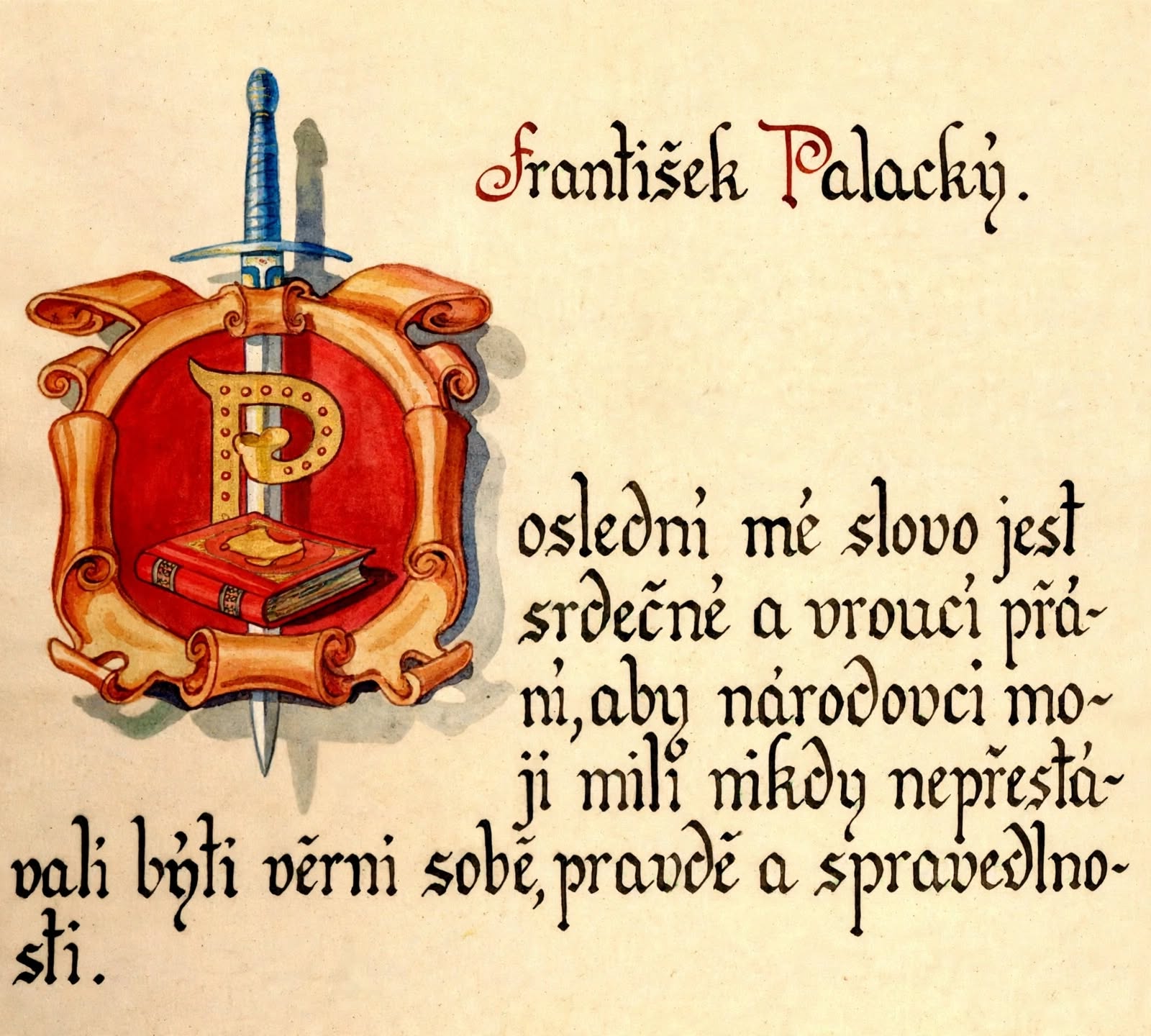 Úvodní strana školní kroniky